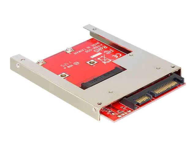 DeLOCK Converter SATA 22 pin > mSATA with 2.5" Frame - Schnittstellenadapter - mSATA - mSATA - SAS 6Gb/s, SATA 6Gb/s