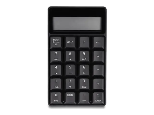 Delock Tastenfeld - 2-in-1, mit Taschenrechnerfunktion
