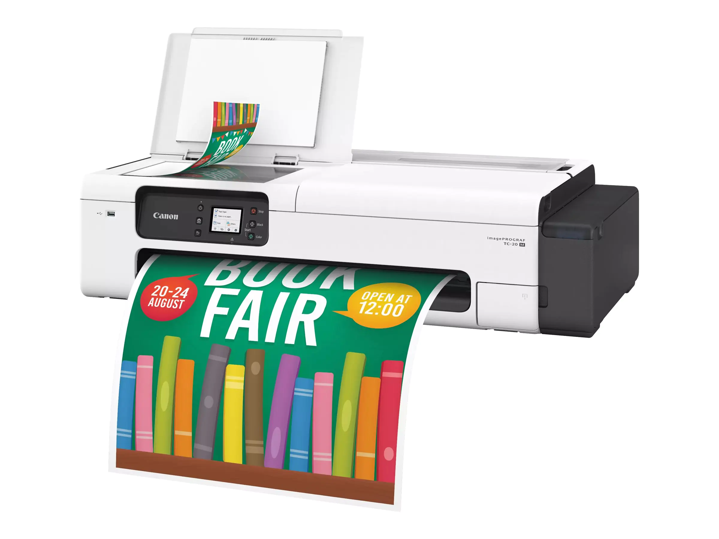 Canon imagePROGRAF TC-20M - 610 mm (24") Multifunktionsdrucker - Farbe - Tintenstrahl - Letter A (216 x 279 mm)/ 5816C003