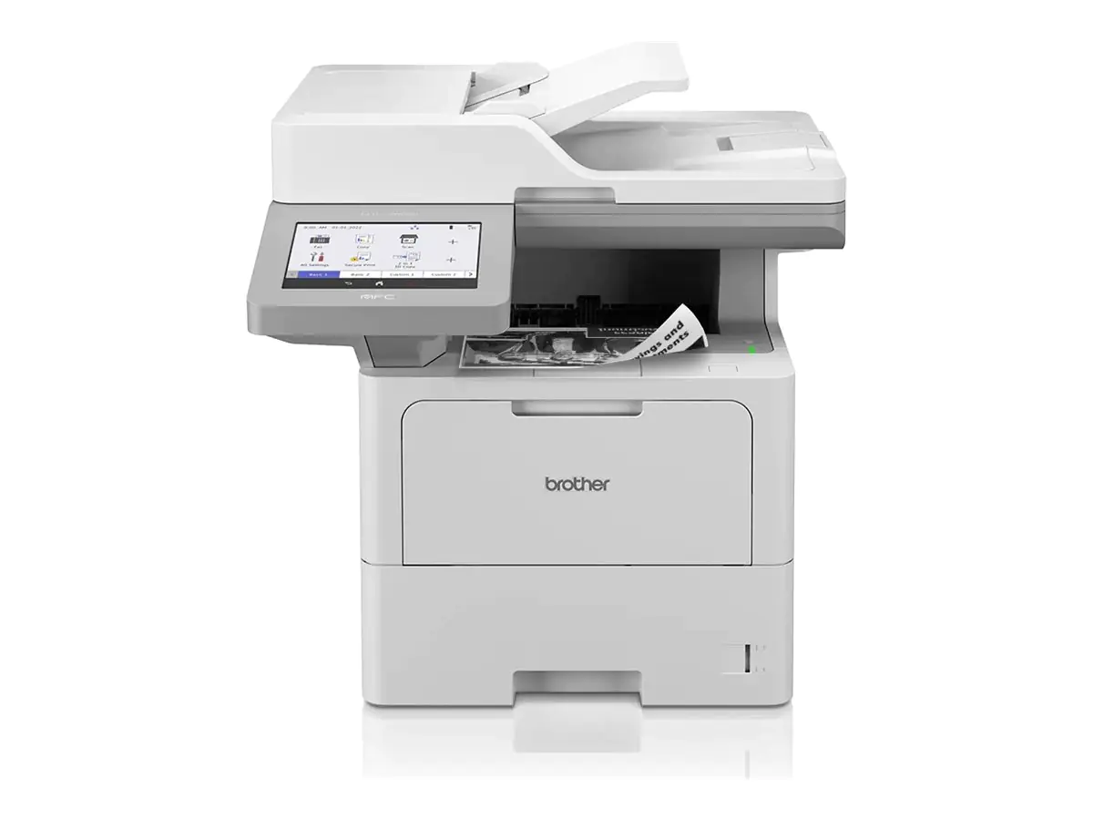 Brother MFC-L6910DN - Multifunktionsdrucker - s/w - Laser - A4/Legal (Medien) - bis zu 50 Seiten/Min. (Kopieren) - bis zu 50 Seiten/Min. (Drucken) - 520 Blatt - 33.6 Kbps - USB 2.0, Gigabit LAN, Wi-Fi(n), NFC, USB 2.0-Host