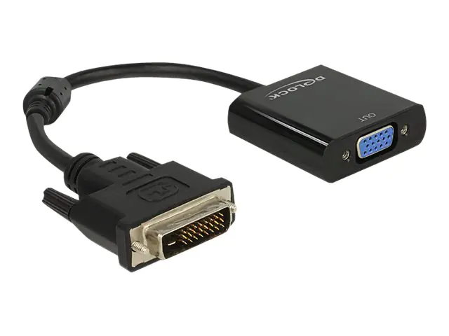DeLOCK - Videokonverter - Lontium LT8511 - DVI - VGA - Schwarz - retail