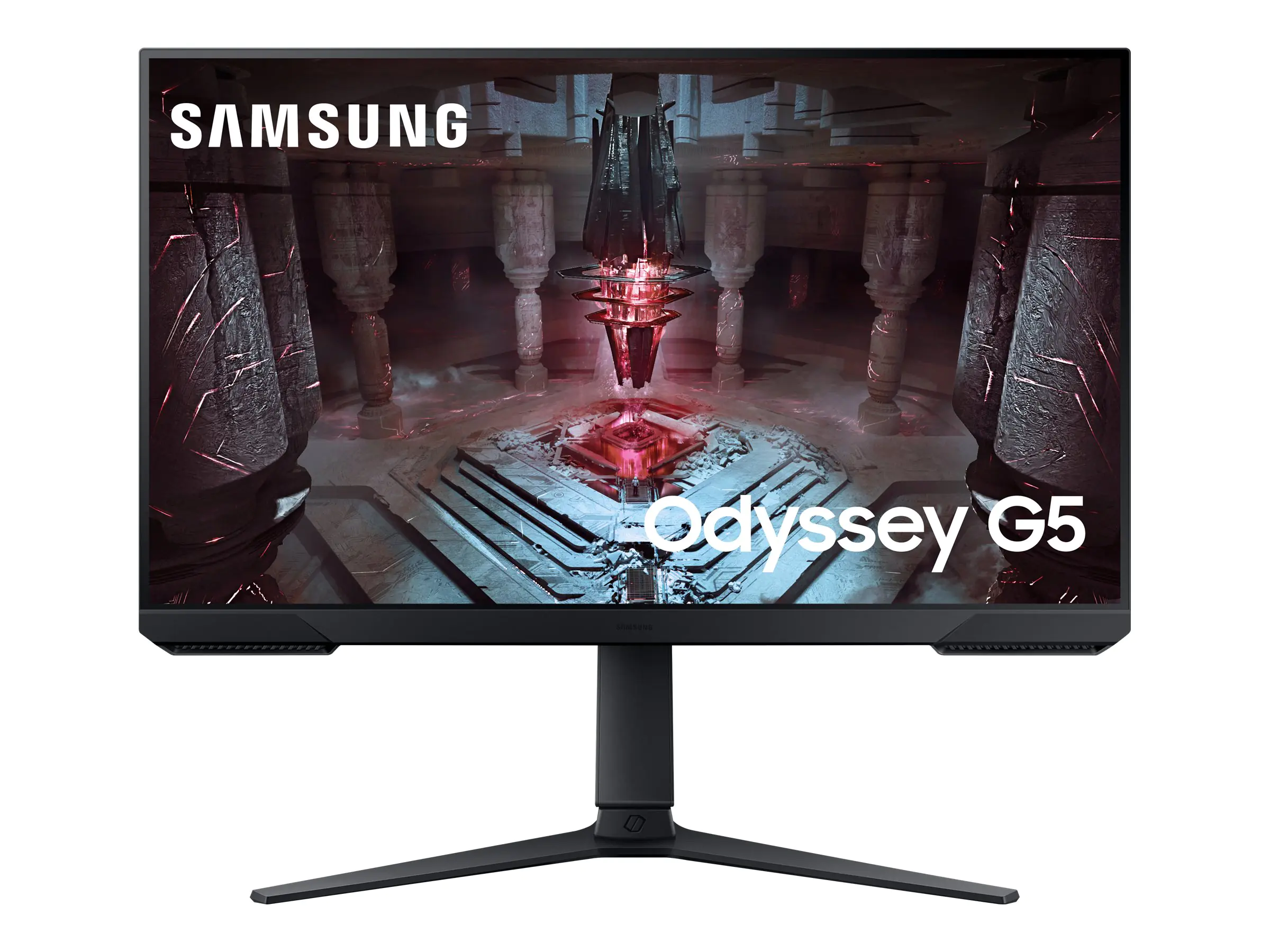 Samsung Odyssey G5 S27CG510EU - G51C Series - LED-Monitor - 68.6 cm (27") - 2560 x 1440 QHD @ 165 Hz - VA - 300 cd/m² - 3000:1 - HDR10 - 1 ms - 2xHDMI, DisplayPort - Schwarz