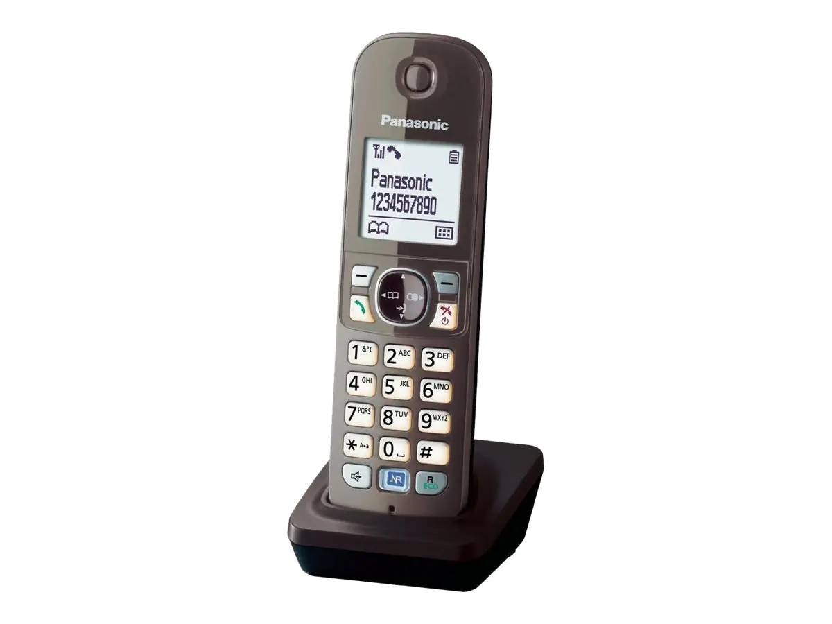 Panasonic KX-TGA681 - Schnurloses Erweiterungshandgerät mit Rufnummernanzeige - DECTGAP - Mokkabraun