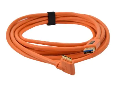 Tether Tools TetherPro - USB-Kabel - USB Typ A (M) zu Micro-USB Typ B (M) - USB 3.0 - 4.6 m - leuchtend orange