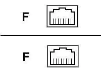 APC - Netzwerkkoppler - RJ-45 (W) zu RJ-45 (W) - CAT 5 - weiß