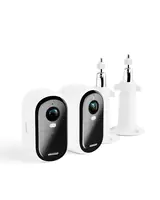 Arlo Essential Outdoor - Netzwerk-Überwachungskamera - Außenbereich - witterungsbeständig - Farbe (Tag&Nacht) - 4 MP - 2560 x 1440 - Audio - drahtlos - Wi-Fi (Packung mit 2)