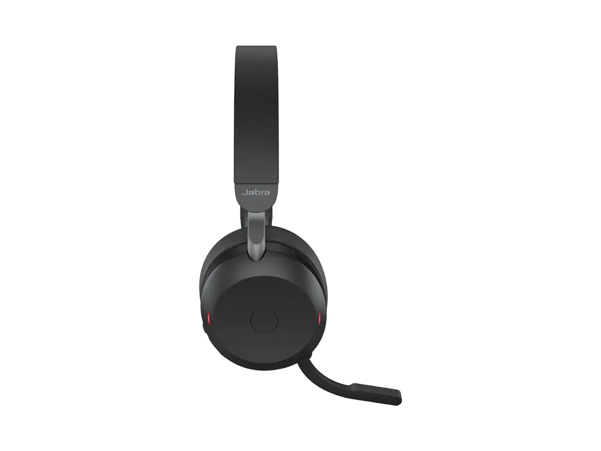 Jabra Evolve2 75 - Headset - On-Ear - Bluetooth - kabellos - aktive Rauschunterdrückung - USB-A - Geräuschisolierung - Schwarz - optimiert für UC