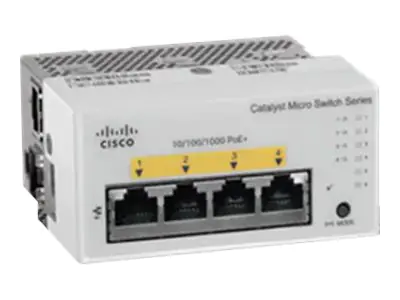 Cisco Catalyst Micro Switches CMICR-4PS - Switch - 4 x 10/100/1000 (4 PoE+) + 2 x SFP - wandmontierbar