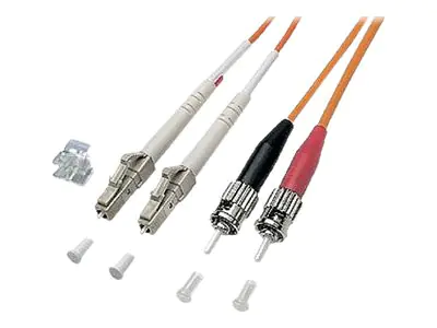 Good Connections - Patch-Kabel - SC multi-mode (M) bis LC Multi-Mode (M) - 3 m - Glasfaser - Duplex - 50/125 Mikrometer - OM4 - halogenfrei