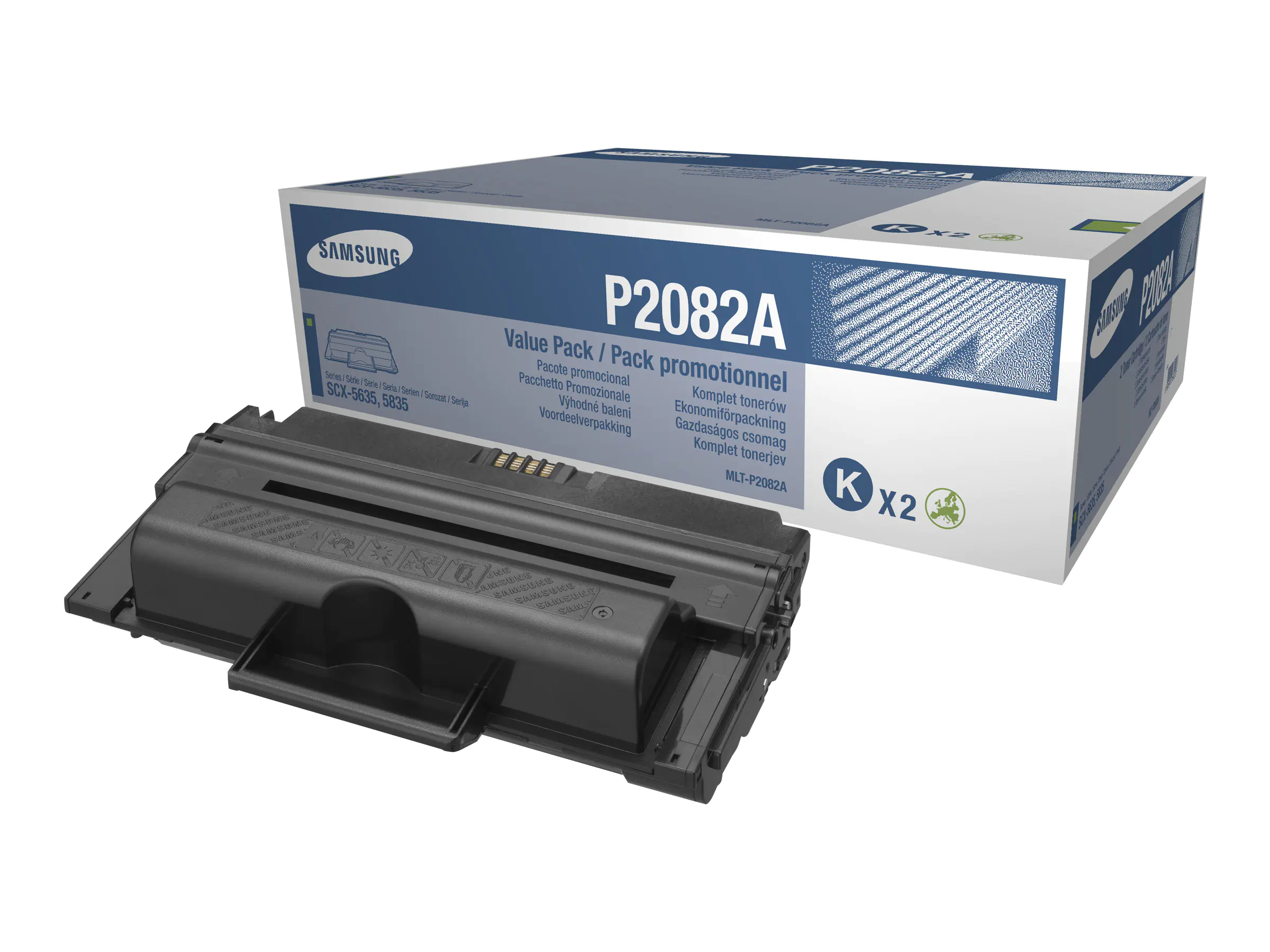Samsung HP MLT-P2082A - 2er-Pack - Schwarz - original - Tonerpatrone (SV127A)