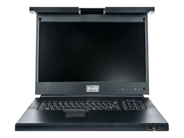 Vertiv Local Rack Access - KVM-Konsole mit KVM-Switch - 8 Anschlüsse - USB - 48.3 cm (19") LRA185KMM8D-001
