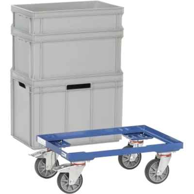 Fetra Transportroller 40,8 x 60,5 cm (B x H) 11kg Stahl, pulverbeschichtet blau