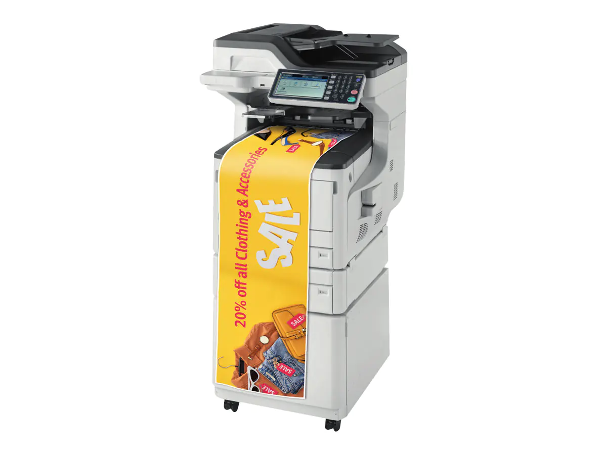 OKI MC883dnct - Multifunktionsdrucker - Farbe - LED - A3/Ledger (297 x 432 mm) (Original) - A3 (Medien) - bis zu 35 Seiten/Min. (Kopieren) - bis zu 35 Seiten/Min. (Drucken) - 935 Blatt - 33.6 Kbps - USB 2.0, Gigabit LAN, USB 2.0-Host