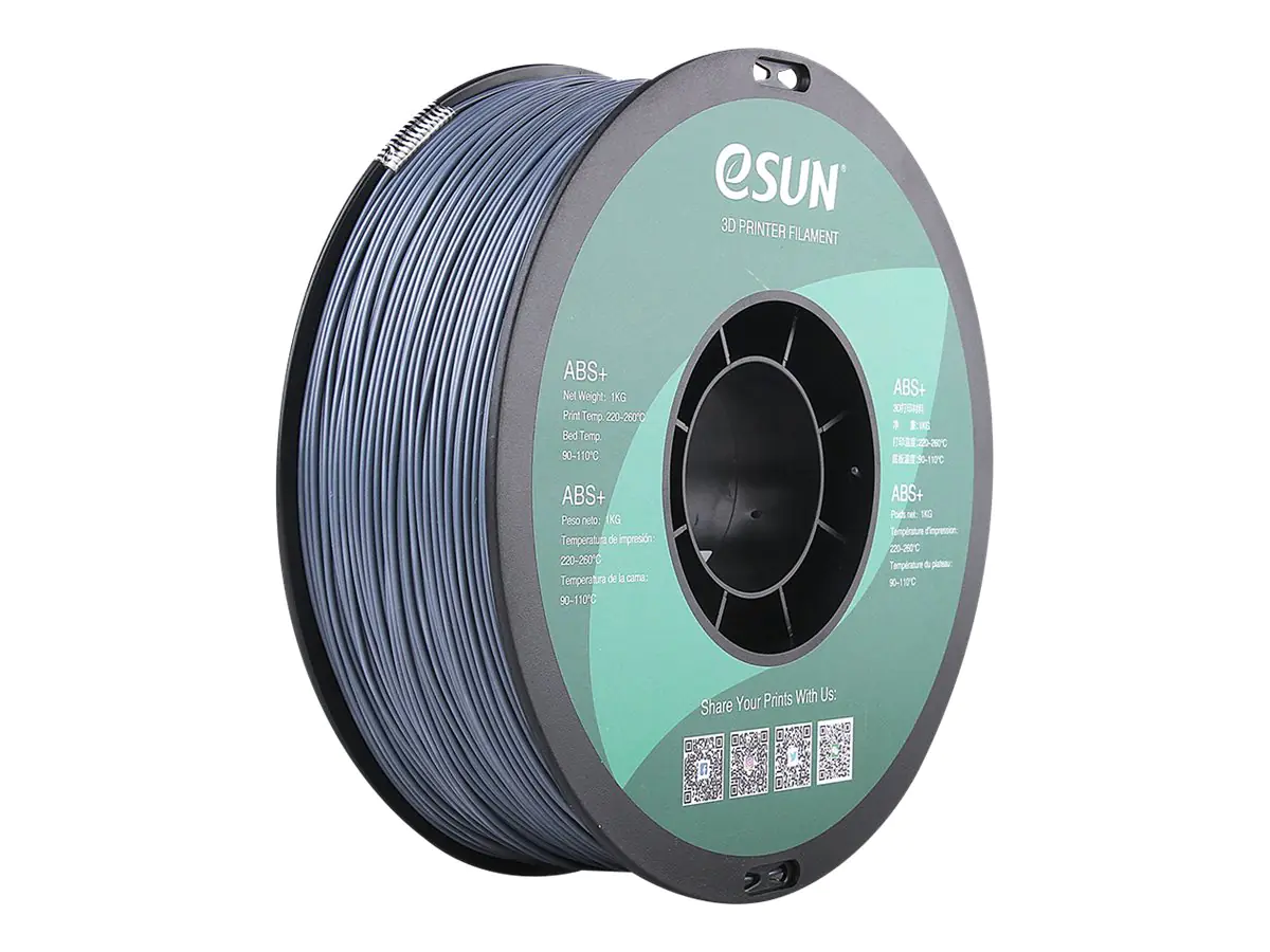 Esun Grau - 1 kg - vakuumverpackter Beutel - ABS+ Filament (3D) ABS+175H1