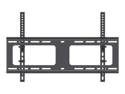 Manhattan TV & Monitor Mount, Wall, Tilt, 1 screen, Screen Sizes: 37-65", Black, VESA 200x200 to 600x400mm, Max 80kg, LFD, Lifetime Warranty - Klammer - für LCD TV - Stahl - Bildschirmgröße: 94-203 cm (37"-80") 461481