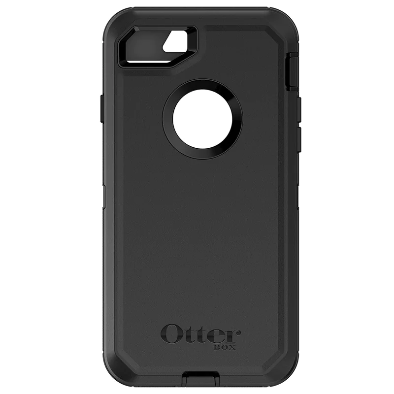 OtterBox Defender Series Apple iPhone 8 & iPhone 7 - Schutzabdeckung für Mobiltelefon - widerstandsfähig - Polycarbonat, Kunstfaser - Schwarz - für Apple iPhone 7, 8, SE (2. Generation) 77-56603