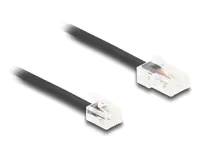 Delock - Telefonkabel - RJ-45 (M) zu RJ-11 (M) - 2 m - flach - Schwarz