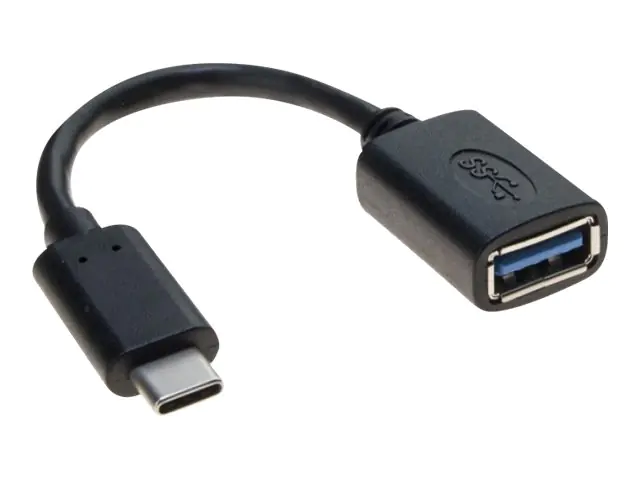 exertis Connect - USB-Adapter - 24 pin USB-C (M) zu USB Typ A (W) - USB 3.0 - 10 cm - Schwarz