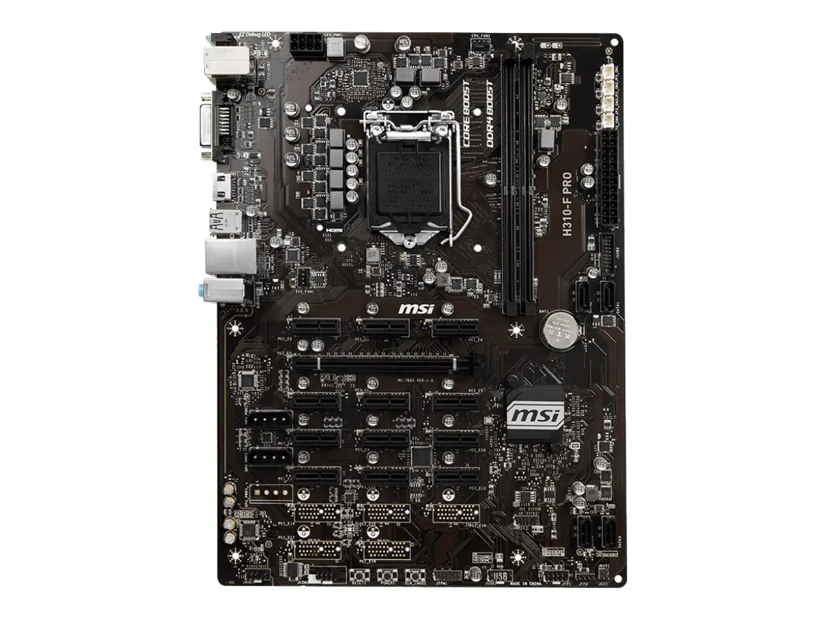 MSI H310-F PRO - Mainboard - ATX - LGA 1151 (Socket H4) - 7B25-002R