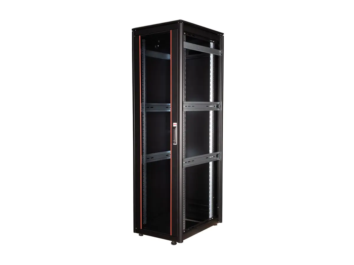 ROLINE Pro - Schrank Netzwerkschrank - mit Glastür, 600 x 800 mm (B x T) 26.21.0232