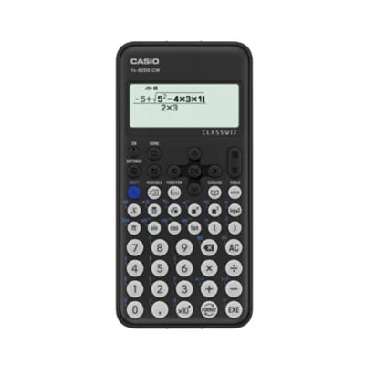 CASIO® Schulrechner FX-82DE CW ClassWiz 1 x 17-stellig, 1 x 10+2-stellig 325 Funktionen schwarz