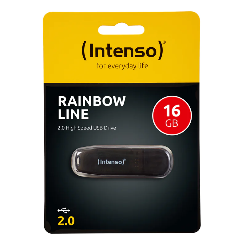 Intenso Rainbow Line - USB-Flash-Laufwerk - 16 GB - USB 2.0