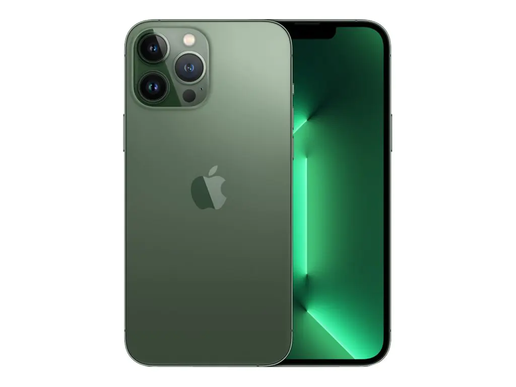 Apple iPhone 13 Pro Max - 5G Smartphone - Dual-SIM / Interner Speicher 1 TB - OLED-Display - 6.7" - 2778 x 1284 Pixel (120 Hz) - Triple-Kamera 12 MP, 12 MP, 12 MP - front camera 12 MP - Alpine Green