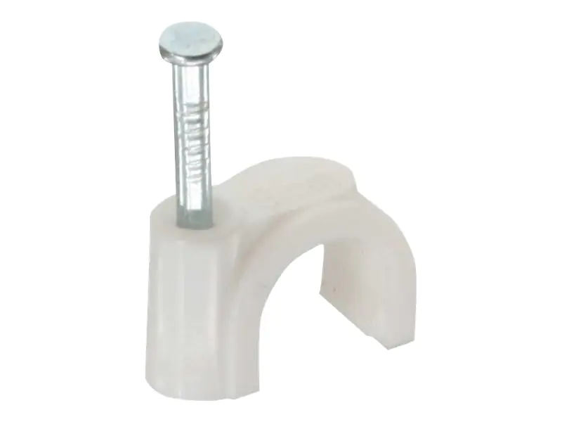 InLine - Kabelklammer - weiß (Packung mit 50)