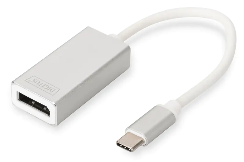 DIGITUS USB 3.0 Type C 4K Displayport Graphic Adapter - Externer Videoadapter - USB-C 3.1 - DisplayPort