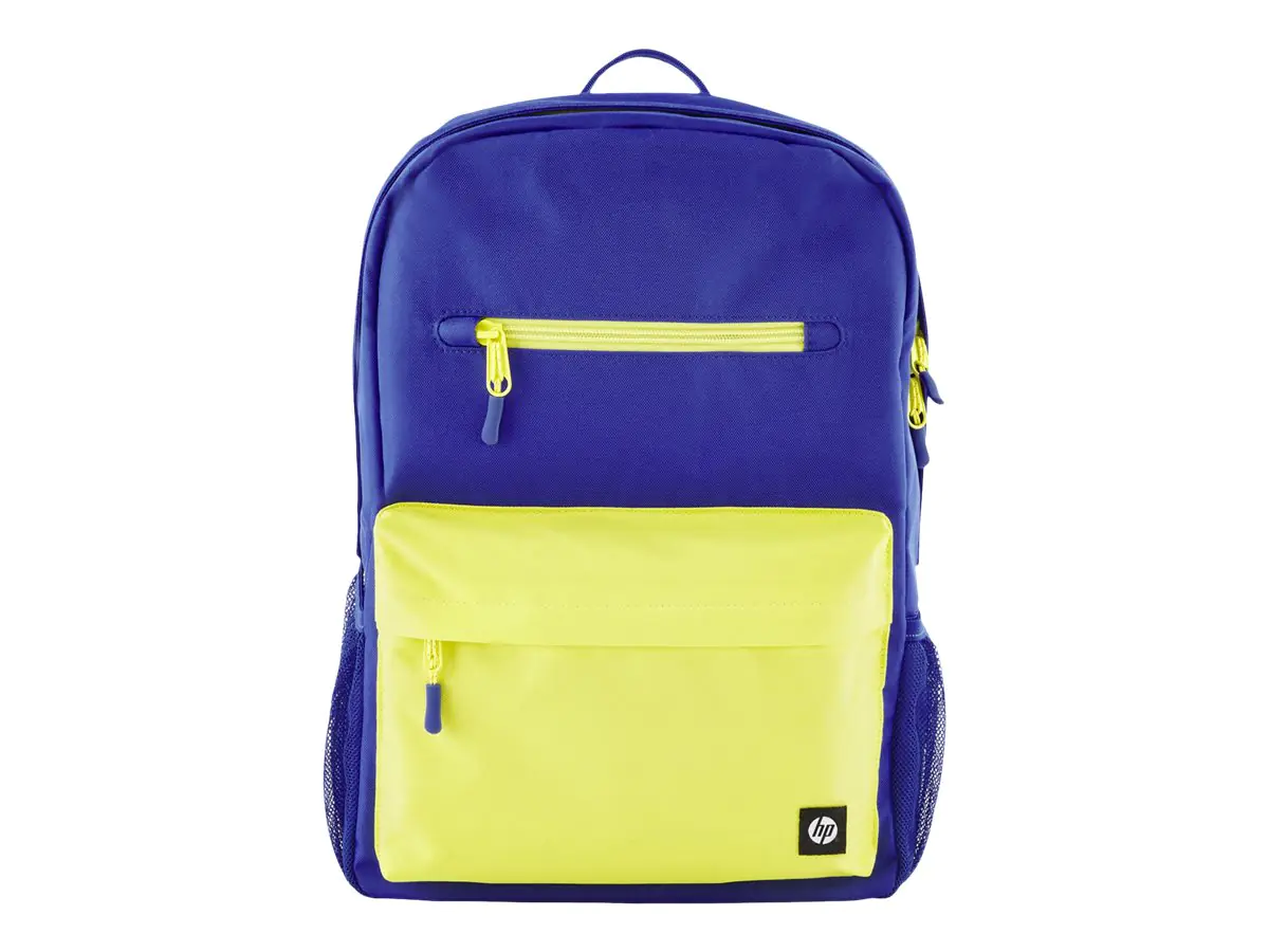 HP - Campus - Notebook-Rucksack - 39.6 cm (15.6") - Blau, gelbgrün