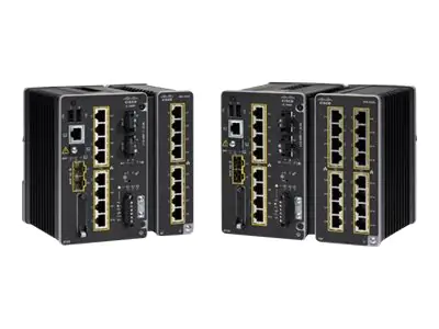 Cisco Catalyst IE3400 Rugged Series - Network Essentials - Switch - managed - 8 x 10/100/1000 + 2 x Gigabit SFP - an DIN-Schiene montierbar - DC power