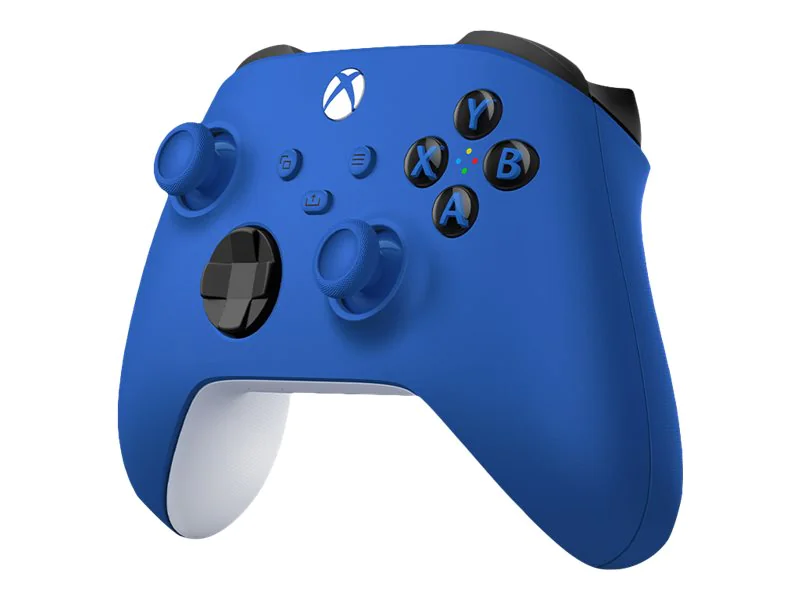 Microsoft Xbox Wireless Controller - Game Pad - kabellos - Bluetooth - Shockblau - für PC, Microsoft Xbox One, Android, Microsoft Xbox Series S, Microsoft Xbox Series X, iOS