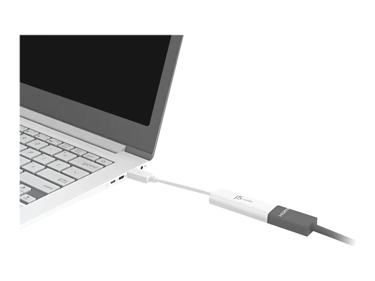 J5Create JUA254 - Adapterkabel - USB männlich zu HDMI weiblich - 8 m - weiß - 1080p-Unterstützung, 2048 x 1152 Support