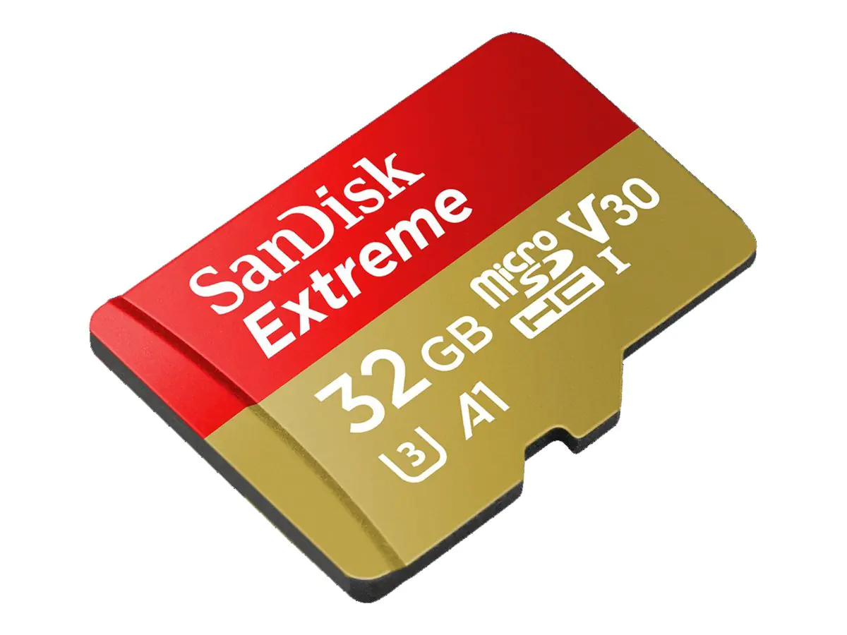 SanDisk Extreme - Flash-Speicherkarte (microSDHC/SD-Adapter inbegriffen) SDSQXAF-032G-GN6AA