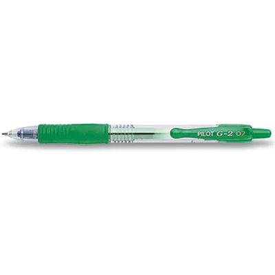 PILOT PEN Pilot BL-G2-7, Grün, Grün, Transparent, 0,4 mm 2605004
