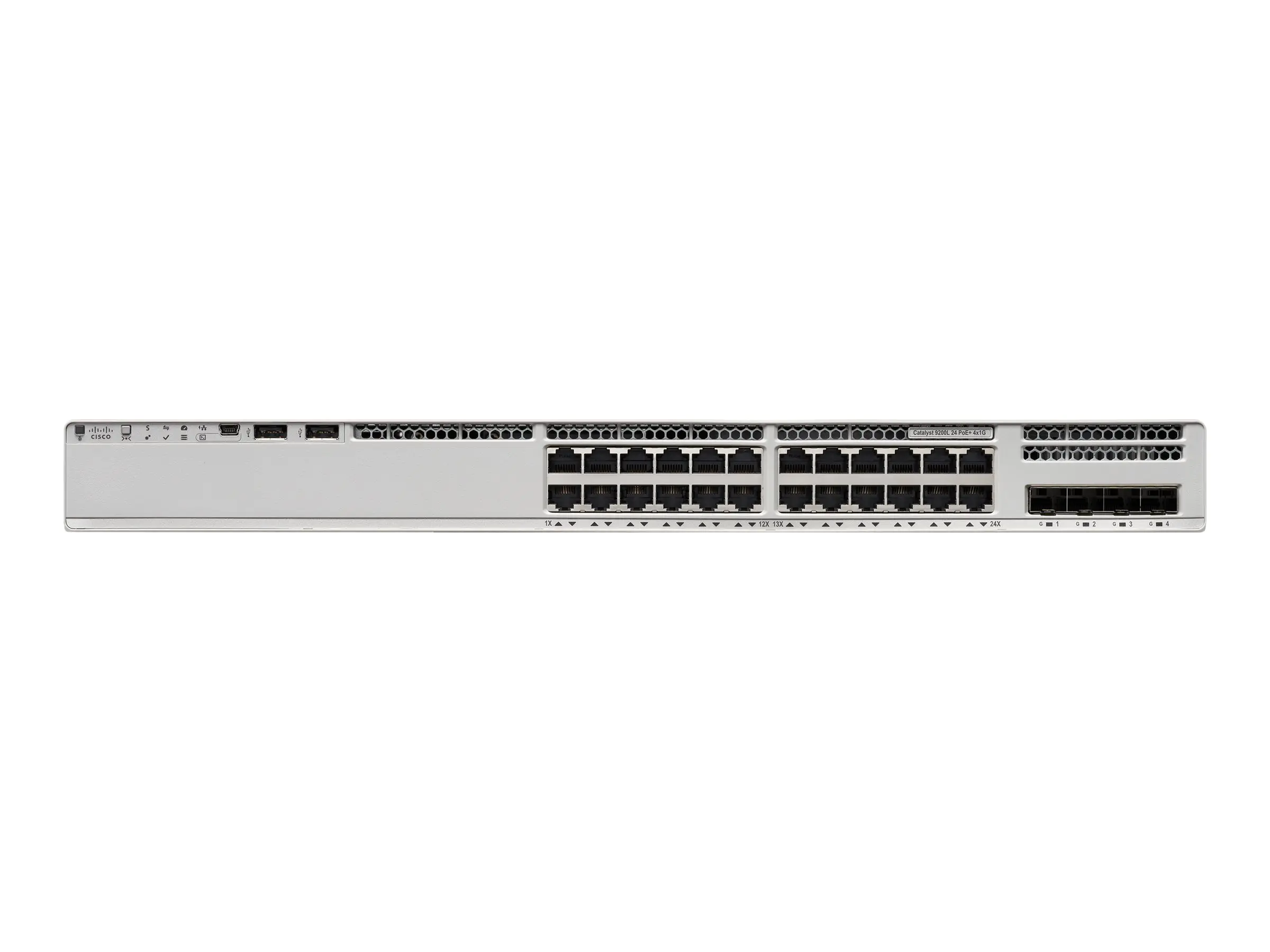 Cisco Catalyst 9200 - Network Advantage - Switch - L3 - managed - 8 x 100/1000/2.5G/5G/10GBase-T + 16 x 10/100/1000 (PoE+) - an Rack montierbar - PoE+ (370 W)
