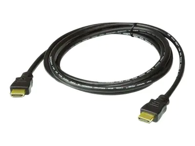 ATEN - HDMI mit Ethernetkabel - HDMI (M) bis HDMI (M) - 15 m - abgeschirmt - Schwarz