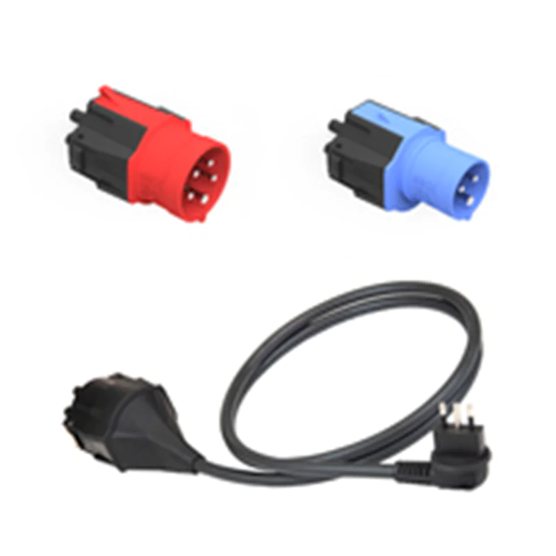 NRGkick 20001060, Steckdosenadapter, Schwarz, Blau, Rot
