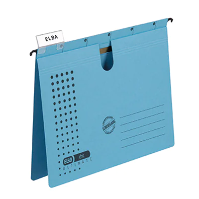 ELBA Hängehefter chic ULTIMATE 100552106 DIN A4 blau 5 St./Pack.