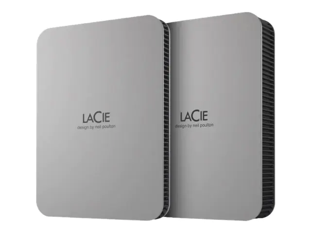 LaCie Mobile Drive STLR5000400 - Apple Exclusive - Festplatte - 5 TB - extern (tragbar) - USB 3.2 Gen 1 (USB-C Steckverbinder) - Space-grau - mit 3 Jahre Seagate Rescue Datenwiederherstellung