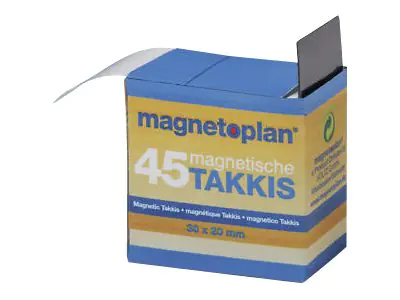 Diverse Magnetoplan - Montagekleber - 2 x 3 cm - Dauerhaft (Packung mit 45) 15503