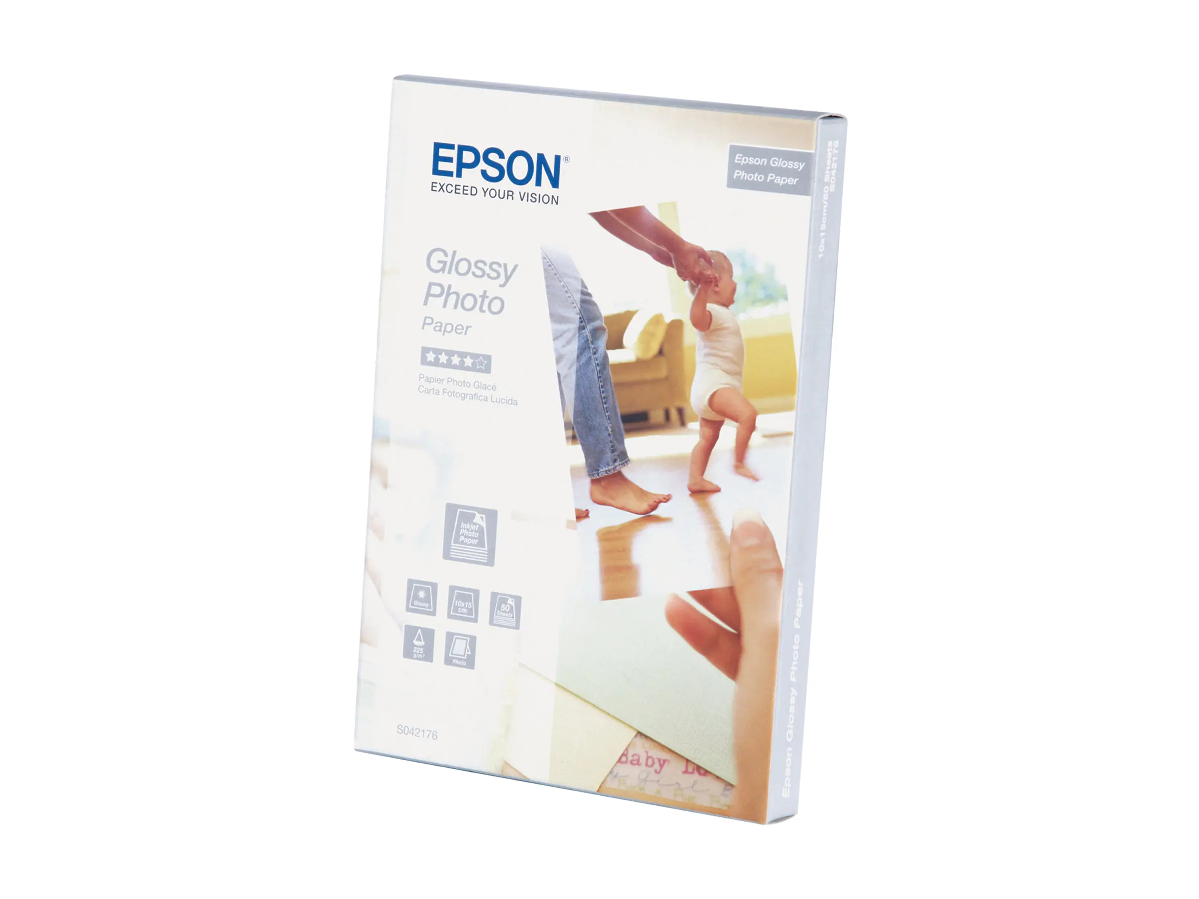 Epson Fotopapier C13S042178 DIN A4 230 g/m² für Tintenstrahldrucker glänzend 20 Blatt