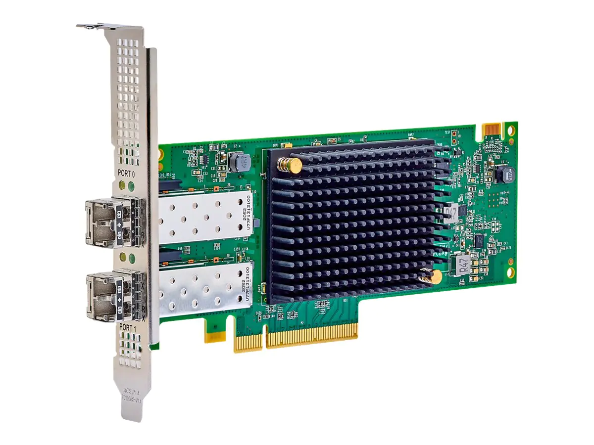 Lenovo ThinkSystem Emulex LPe36002 - Hostbus -Adapter - PCIe 4.0 x8 Low-Profile - 64Gb Fibre
