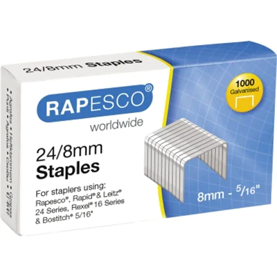Rapesco Heftklammern 1456 24/8mm 1.000 St./Pack.