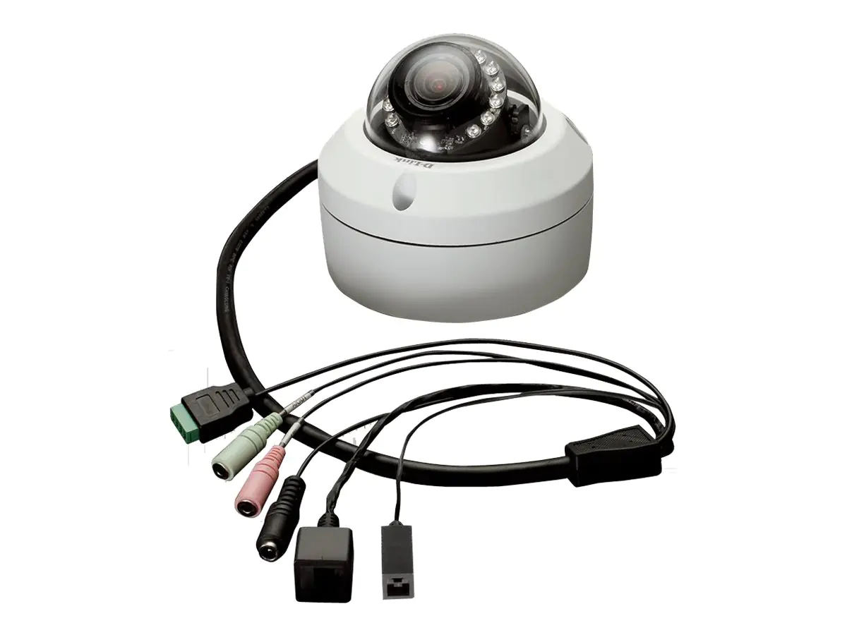D-Link DCS-6315 - Netzwerk-Überwachungskamera - Kuppel - Außenbereich - wetterfest - Farbe