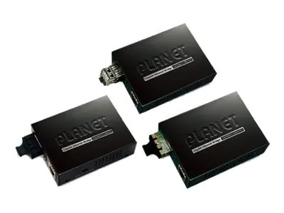PLANET GT-806B15 - Medienkonverter - GigE - 10Base-T, 1000Base-LX, 100Base-TX, 1000Base-T - RJ-45 / SC Single-Modus - bis zu 15 km - 1550 (TX) / 1310 (RX) nm