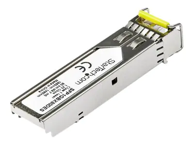 StarTech SFP1GBX80DES Transceiver Modul (Dell EMC SFP-1G-BX80-D kompatibel, SFP, 1 Gbit/s, 80 km, Single Mode, Mini-GBIC) - SFP (Mini-GBIC)-Transceiver-Modul (gleichwertig mit: Dell EMC SFP-1G-BX80-D) - GigE - 1000Base-BX80-D - LC Single-Modus - bis zu 80