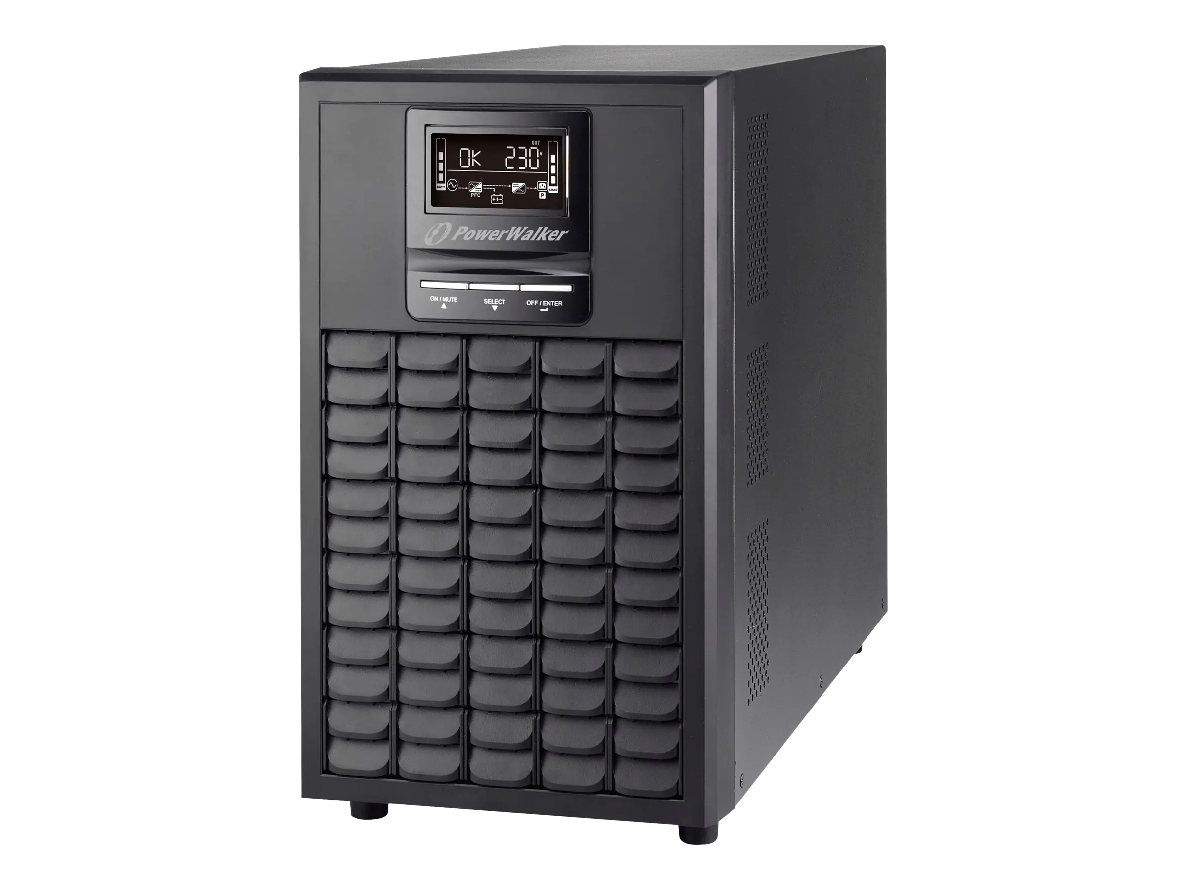 PowerWalker VFI 2000 CG PF1 - USV - 2000 Watt - 2000 VA 7 Ah - RS-232, USB - Ausgangsanschlüsse: 8