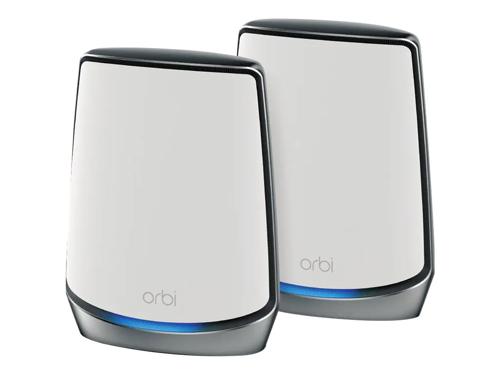 Netgear Orbi WiFi System RBK852 - WLAN-System - (Router, Extender) - bis zu 350 qm - Netz 1GbE, 2.5GbE - Wi-Fi 5, Wi-Fi 6 - Drei-Band