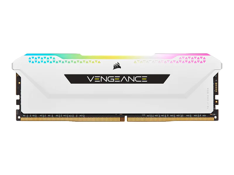 CORSAIR Vengeance RGB PRO SL - DDR4 - Kit - 32 GB: 4 x 8 GB - DIMM 288-PIN - 3200 MHz / PC4-25600 - CL16 - 1.35 V - ungepuffert - non-ECC - weiß
